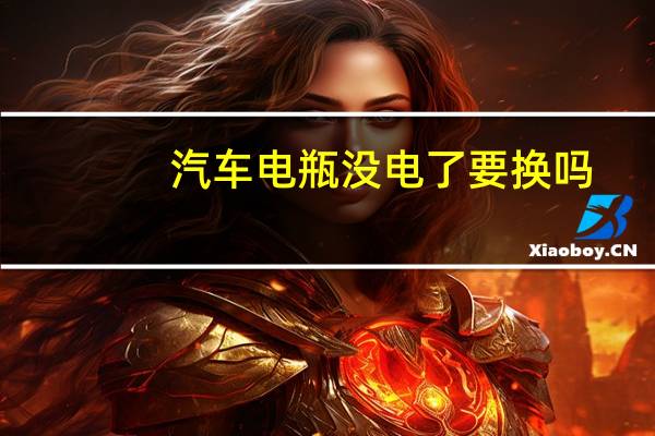 汽车电瓶没电了要换吗