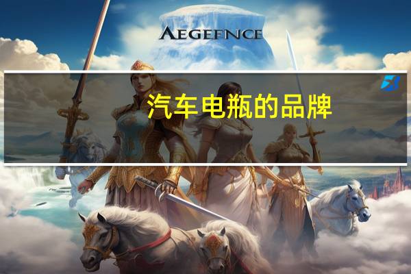 汽车电瓶的品牌