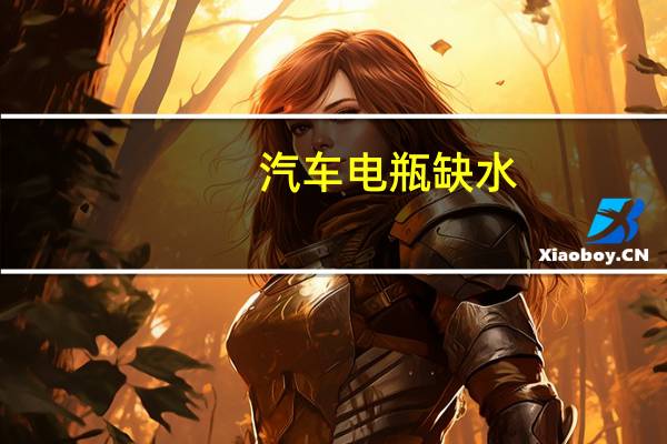 汽车电瓶缺水