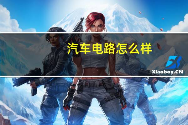 汽车电路怎么样