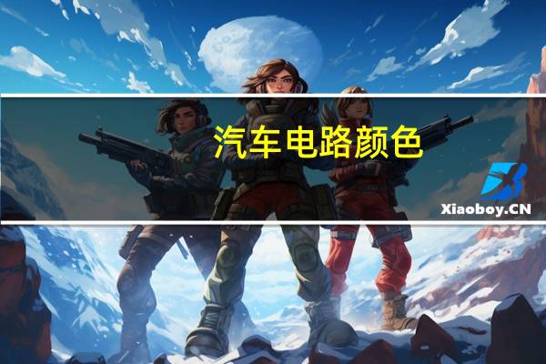 汽车电路颜色