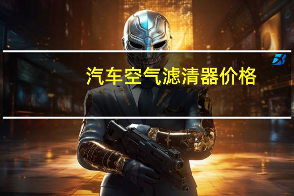汽车空气滤清器价格