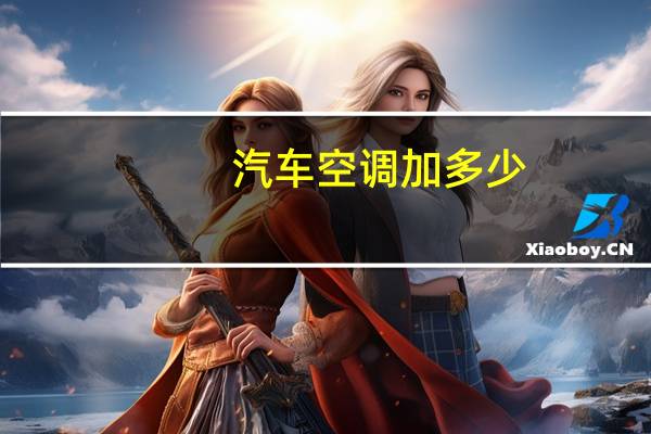 汽车空调加多少
