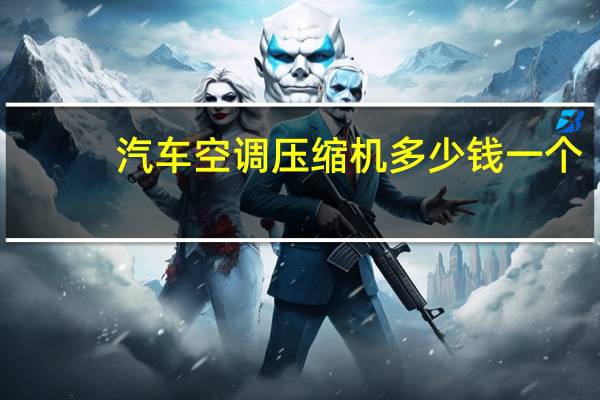 汽车空调压缩机多少钱一个