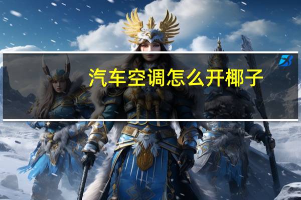 汽车空调怎么开椰子