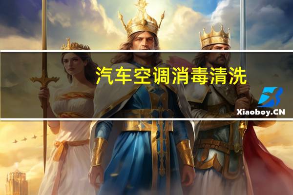 汽车空调消毒清洗