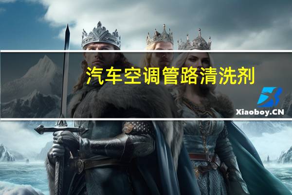 汽车空调管路清洗剂