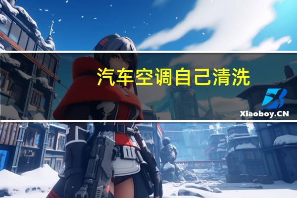 汽车空调自己清洗