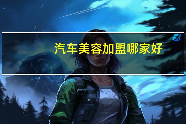 汽车美容加盟哪家好