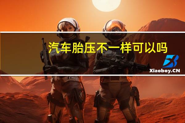 汽车胎压不一样可以吗