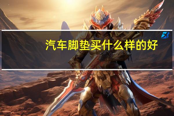 汽车脚垫买什么样的好