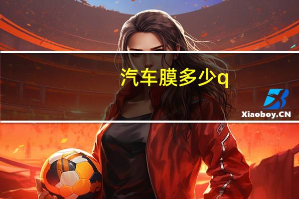 汽车膜多少q