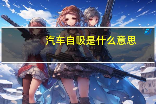 汽车自吸是什么意思