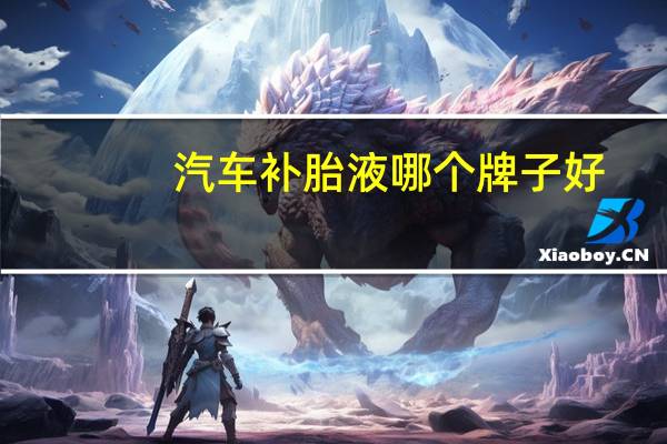 汽车补胎液哪个牌子好