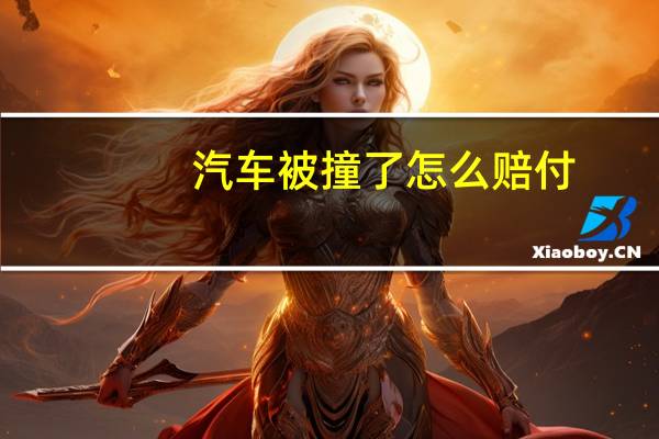 汽车被撞了怎么赔付