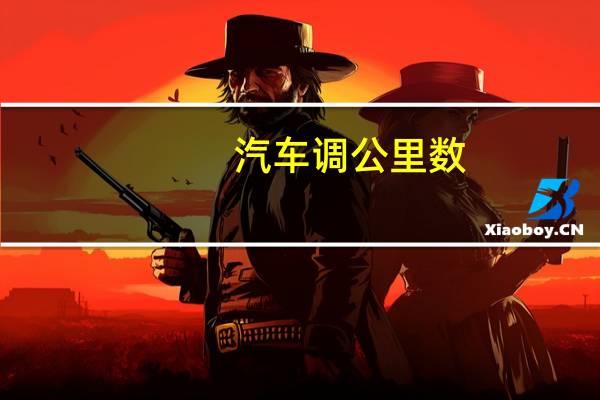 汽车调公里数