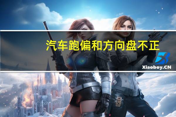 汽车跑偏和方向盘不正