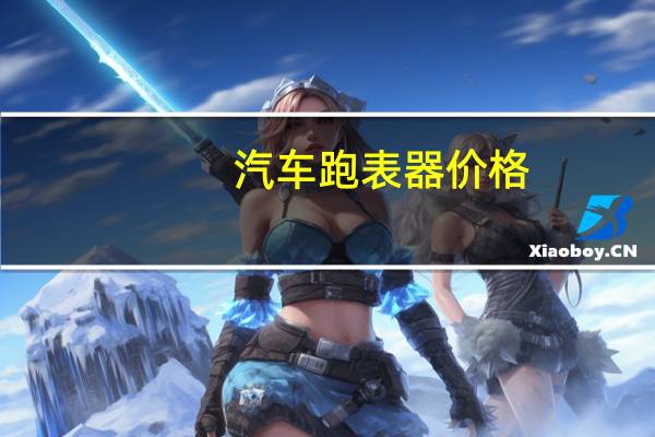 汽车跑表器价格
