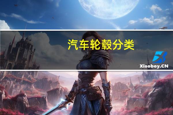 汽车轮毂分类