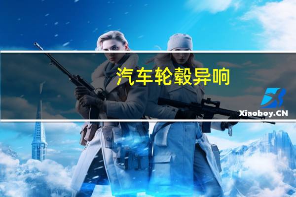 汽车轮毂异响
