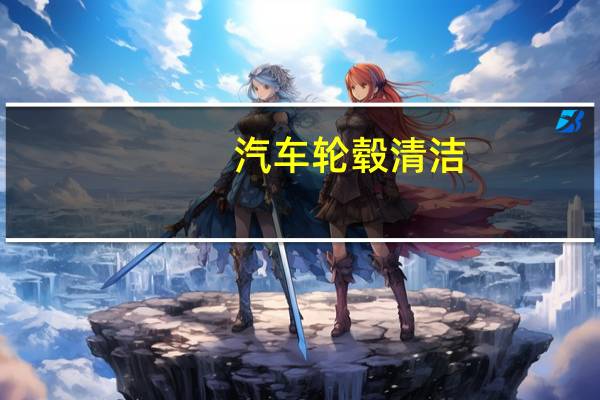 汽车轮毂清洁