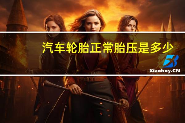 汽车轮胎正常胎压是多少