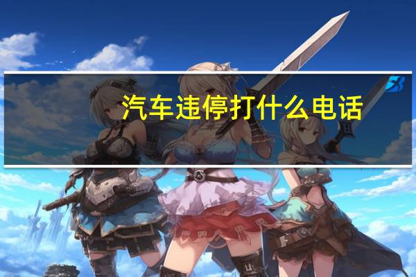 汽车违停打什么电话