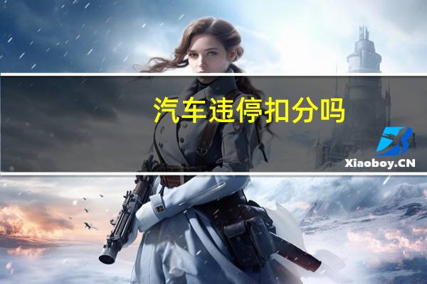 汽车违停扣分吗