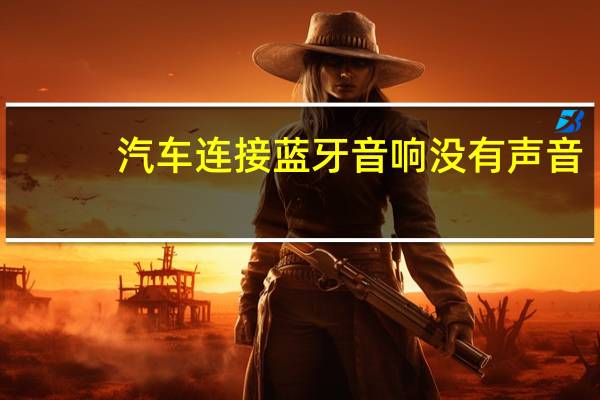 汽车连接蓝牙音响没有声音