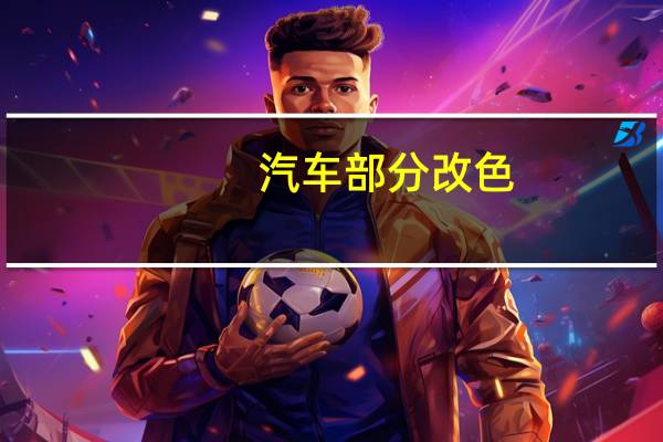 汽车部分改色
