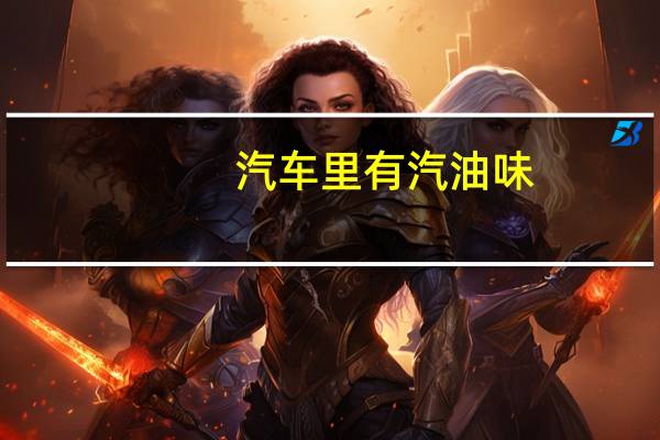 汽车里有汽油味