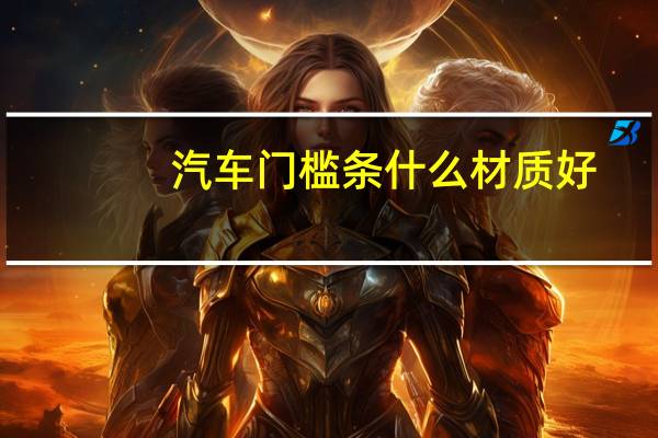 汽车门槛条什么材质好