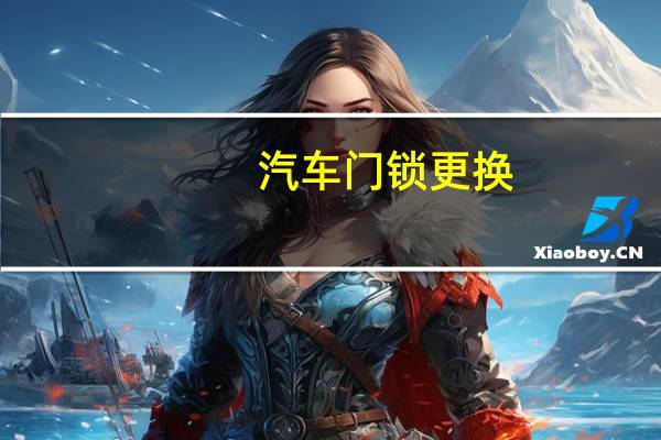 汽车门锁更换