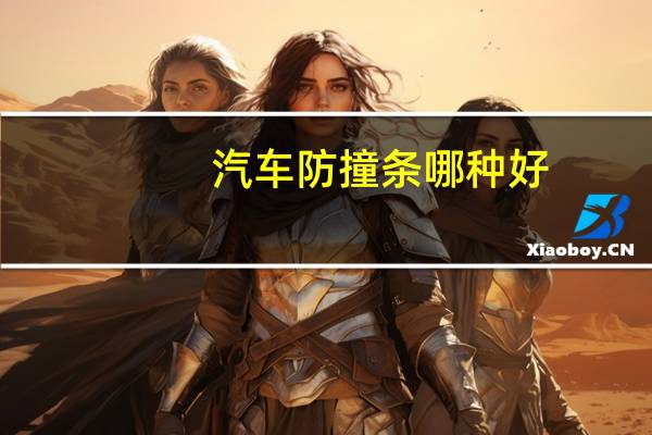 汽车防撞条哪种好
