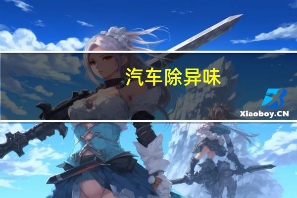 汽车除异味