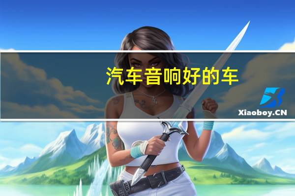 汽车音响好的车