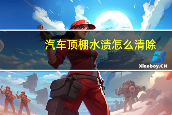汽车顶棚水渍怎么清除