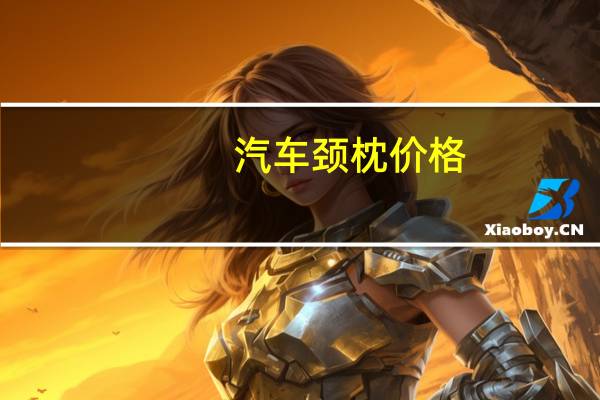 汽车颈枕价格
