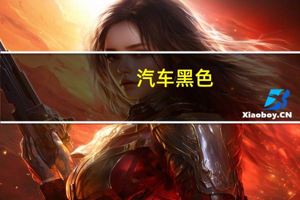 汽车黑色