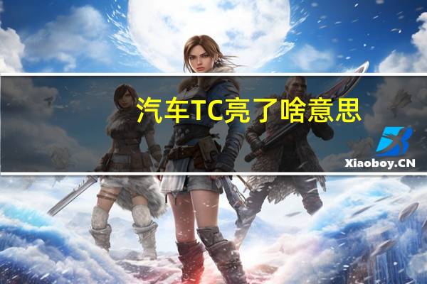 汽车TC亮了啥意思