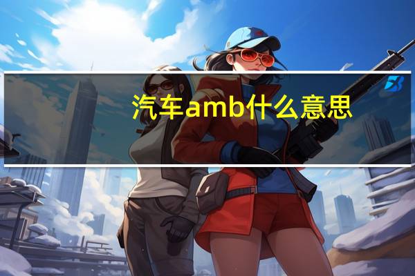 汽车amb什么意思