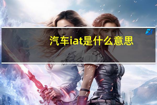 汽车iat是什么意思