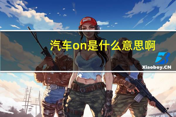 汽车on是什么意思啊