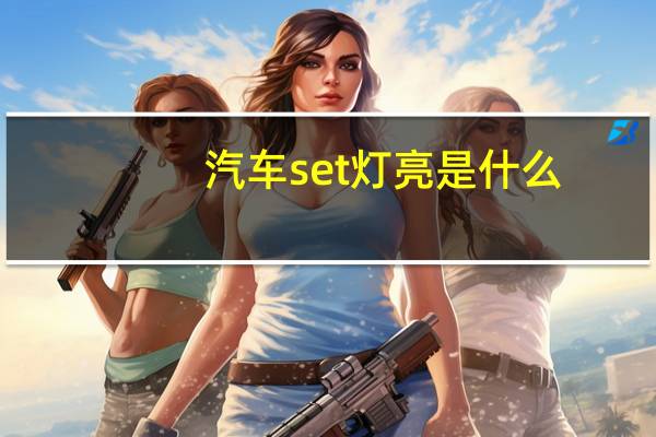 汽车set灯亮是什么