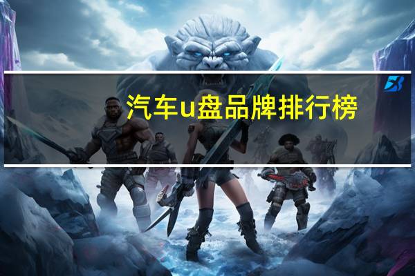 汽车u盘品牌排行榜