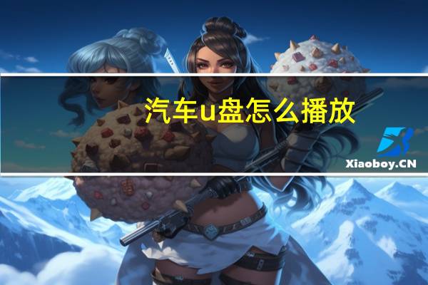 汽车u盘怎么播放