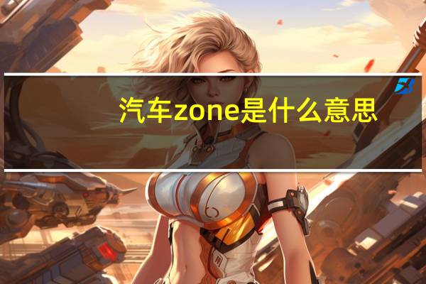 汽车zone是什么意思