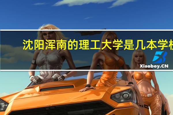 沈阳浑南的理工大学是几本学校