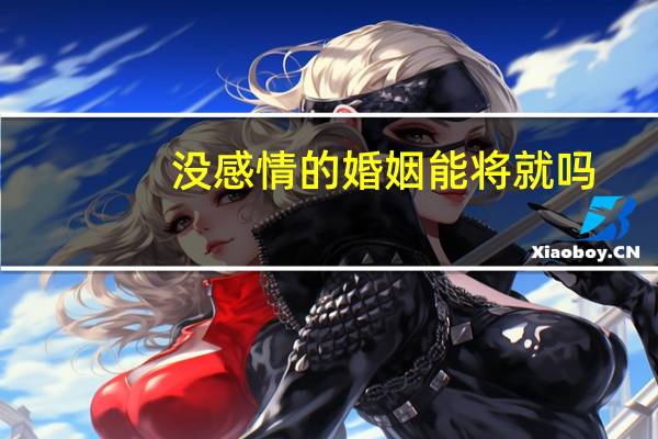 没感情的婚姻能将就吗