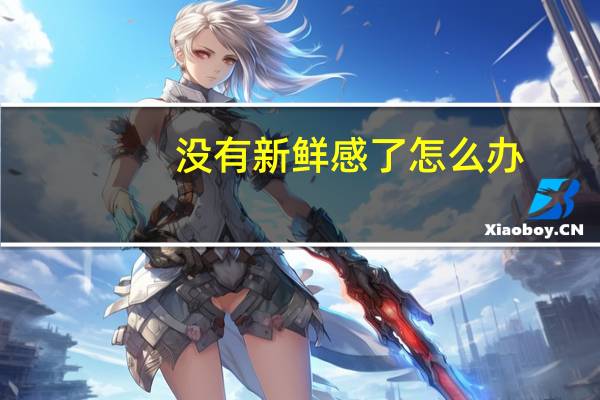 没有新鲜感了怎么办